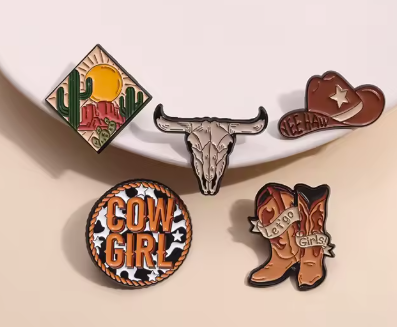 Western Cowboy Pin